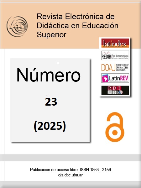 					Ver Vol. 1 Núm. 23 (2025): Revista Electrónica de Educación Superior 2025
				